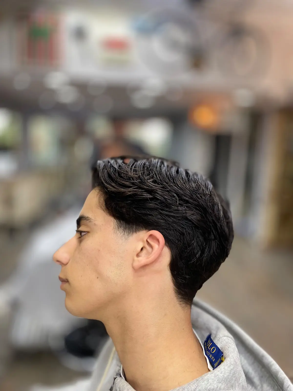 Corte moderno com acabamento natural